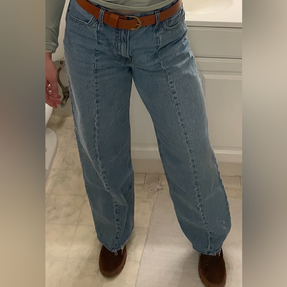 Abercrombie & Fitch Light Blue Straight Leg Jeans